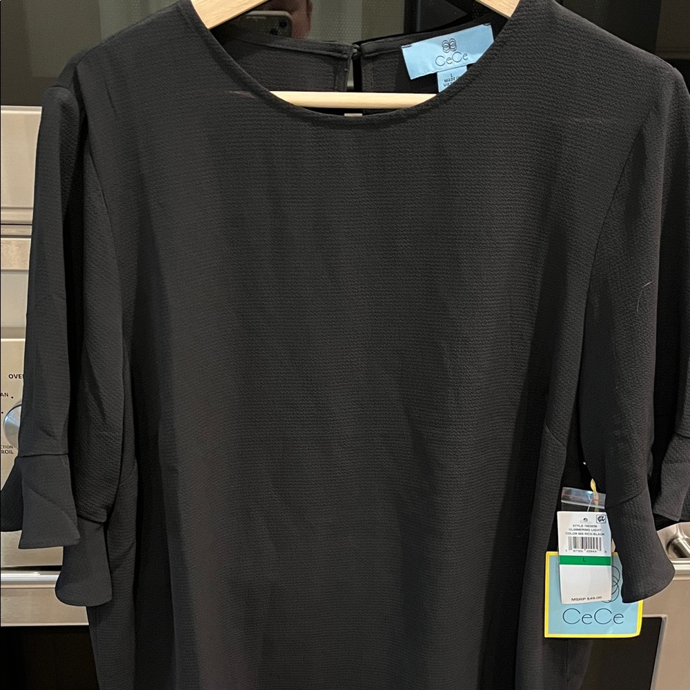 CECE: Brand New Black Blouse Size Large